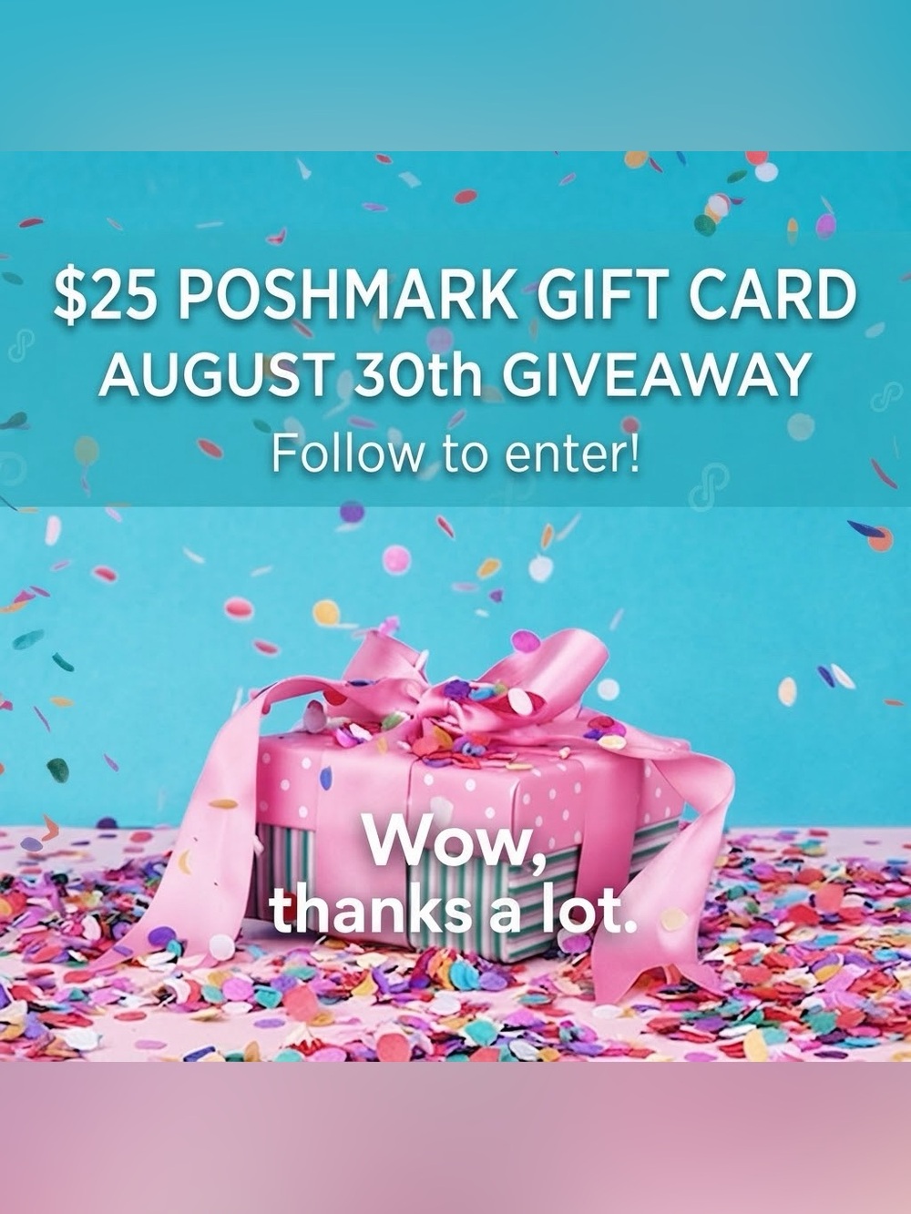 $25 Poshmark Giftcard for August Curvy Convoy Marathon!!